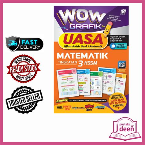 JDEEN BUKU RUJUKAN MATEMATIK TINGKATAN 3 WOW GRAFIK UASA Shopee