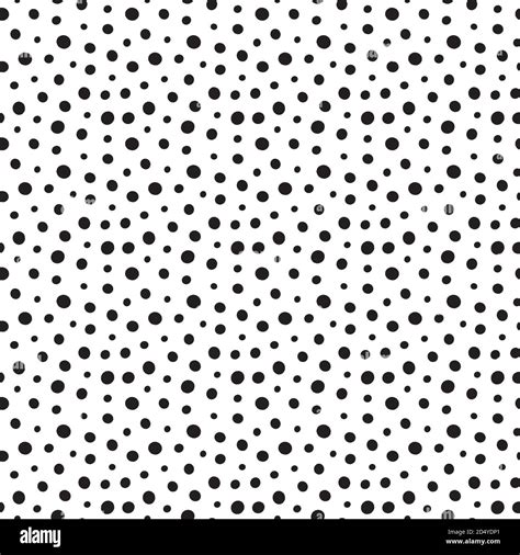 Dot Pattern Background Textured Black And White Spotted Seamless