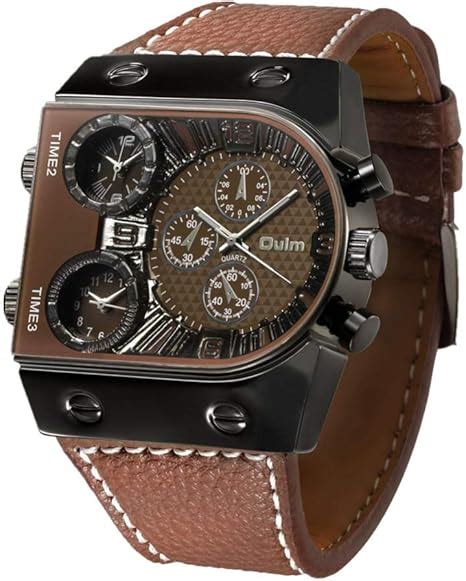 Relojes De Pulsera Reloj De Moda Cuadrado Para Hombre Con Correa De