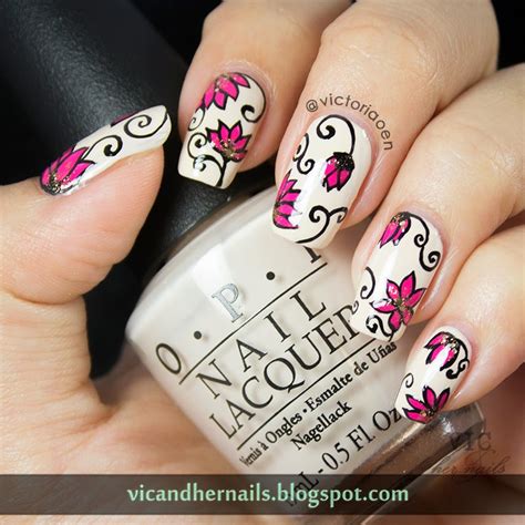 Vic And Her Nails Viccopycat Seize The Nail S Vintage Floral