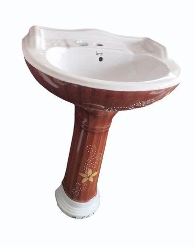 Ceramic Spykar Cera Printed Pedestal Wash Basin At Piece In Siliguri