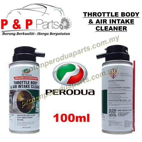 Perodua Original Throttle Body Air Intake Cleaner 100ml Proton