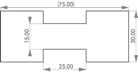 Dimensions of the I-beam (all dimensions are in mm) | Download Scientific Diagram