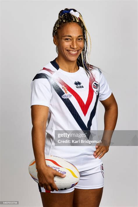 Elisa Akpa Of France Poses For A Photo During The France Rugby League News Photo Getty Images