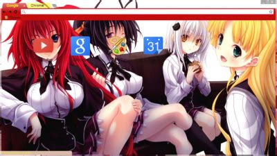 Highschool Dxd Rias Chrome Themes Themebeta