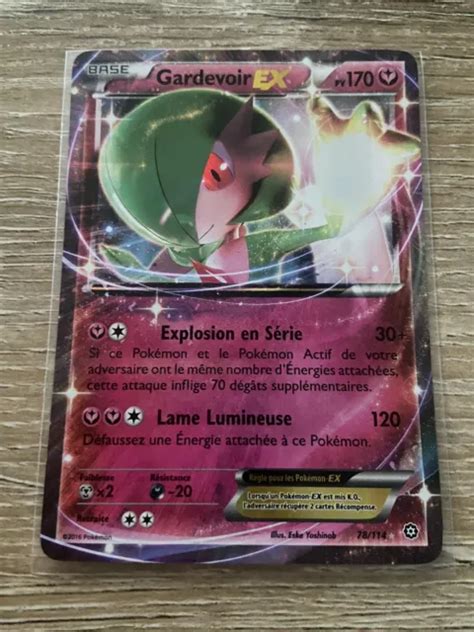 CARTE POKÉMON Gardevoir EX 78 114 XY Offensive Vapeur FR EUR 8 00