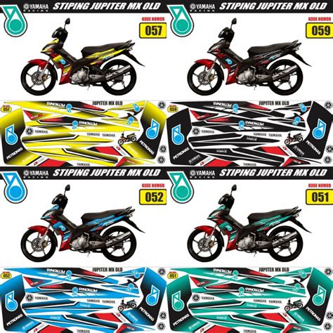 สตกเกอร Striping yamaha jupiter MX 135 สตกเกอร Jupitermx liss