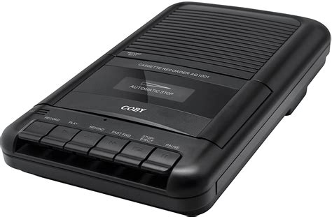 Coby Cvr22 Portable Cassette Player And Tape Cassette Recorder With Built In Microphone Built