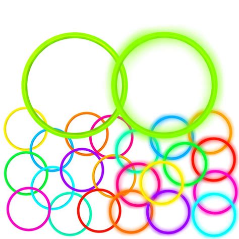 Neon Rave Clipart Glowstick Necklace Bracelet - Etsy