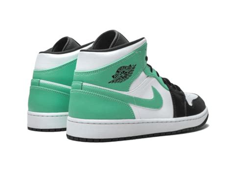 Air Jordan 1 Mid Island Green Sneakers 554724 132