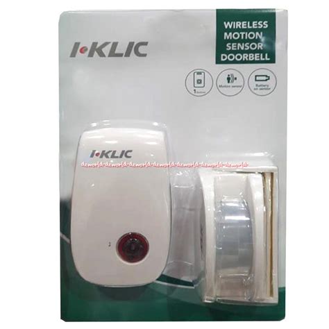 jual  klick wireless motion sensor doorbell bell berbunyi sensor gerak