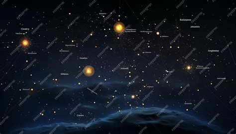 Premium AI Image | Constellations Summer Triangle in a realistic add ...