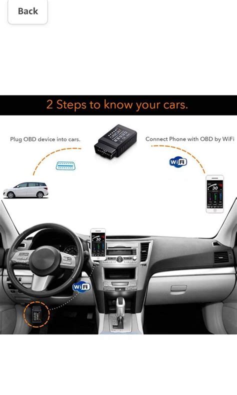 Ilc Obd Obd Wireless Car Code Reader Scan Tool Connects Via Wifi