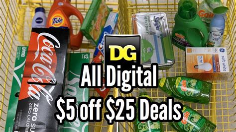 Dollar General ALL DIGITAL 5 25 Couponing Deals Less Than 1 Per