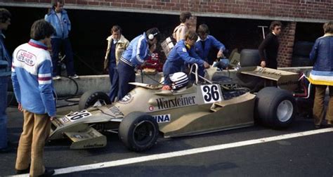 Riccardo Patrese In The Pits At The Belgian Gp In The Arrows Fa