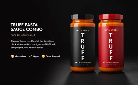 Truff Pasta Sauce Bundle Black Truffle Pomodoro And Arrabbiata Flavorful Pair Of