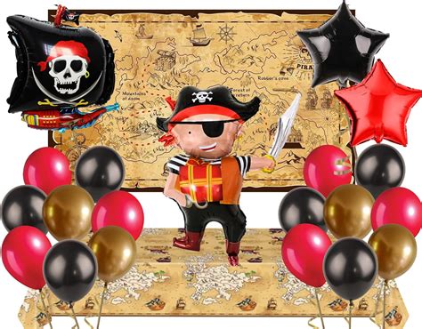 Decoraciones de fiesta pirata Suministros de fiesta temática pirata de