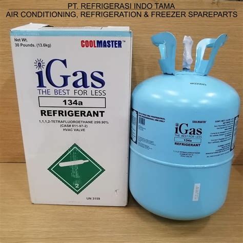 Jual Freon Igas R134a Refrigerant 136 Kg R 134a R134 A R 134 A