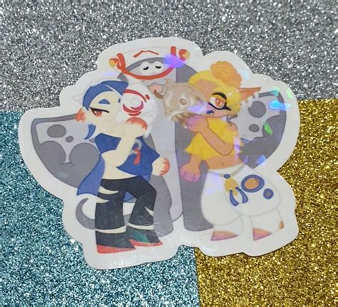 Splatoon 3 Deep Cut Idol Group Big Man Shiver Frye Holographic Etsy