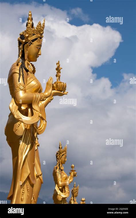 Bhutan Thimphu Kuensel Phodrang Aka Buddha Point Golden Bodhisattva