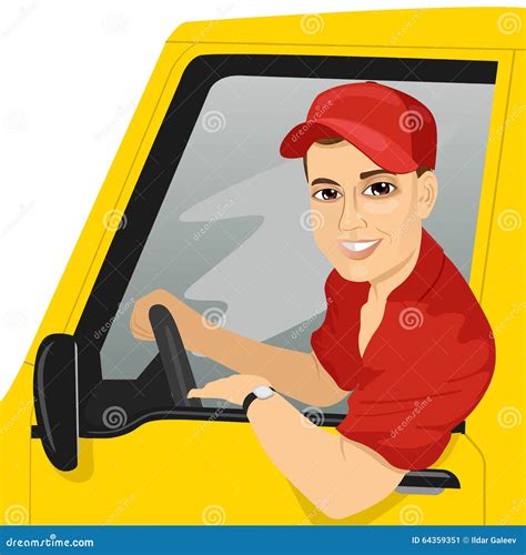 Truck Driver Character Vector. Man. Classic Driver. Isolated On White ...