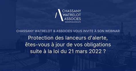 Protection des lanceurs d alerte êtes vous à jour de vos obligations