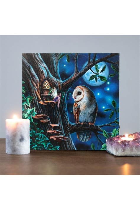 Wall Art And Pictures Fairy Tales Light Up Canvas Framed Plaque Lisa