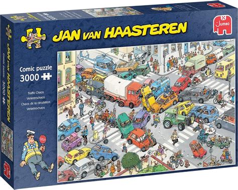 Jan Van Haasteren Jumbo Games Traffic Chaos Pieces Jigsaw