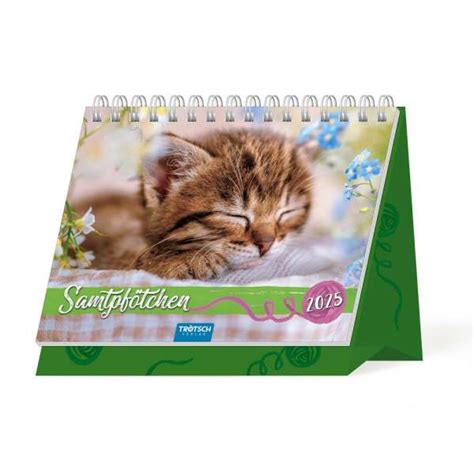 Tr Tsch Aufstellkalender Samtpf Tchen Kalender Jpc