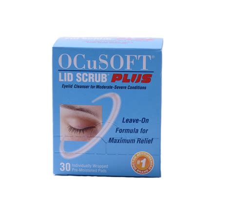 Ocusoft Plus Lid Scrub (30 count) - The Eye Institute