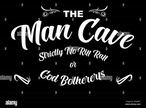 The Man Cave Vector Illustration Stock Vector Image And Art Alamy