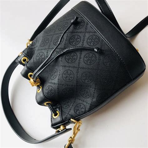 Largetory Burch T Monogram Perforated Bucket Bag Luxury Bags And Wallets On Carousell