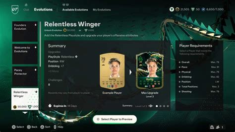 Ea Fc 24 Relentless Winger Evolution Upgrade Best Players To Choose