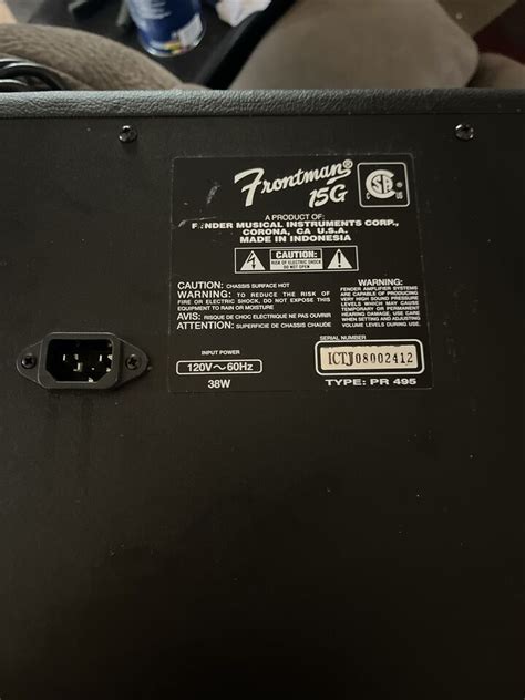 Used Fender Frontman 15g 15 Watt Guitar Amp Tested Works Great 886830574818 Ebay