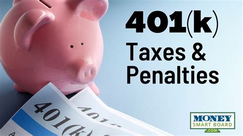 401 K Cash Distributions Understanding The Taxes Penalties