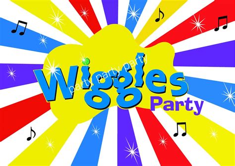 Free Printable Wiggles Birthday Party Backdrop - Party with Unicorns