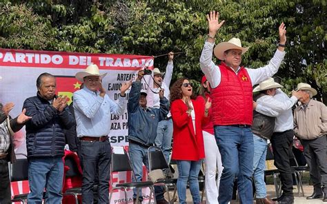 Es momento de la rebeldía dice Ricardo Mejía en recorrido por