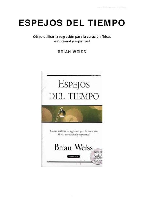 PDF Espejos Del Tiempo Espejos Del Tiempo Del Doctor Brian Weiss