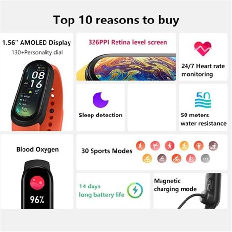 Jual XIAOMI MI BAND 6 SMARTBAND AMOLED FULL SCREEN SPO2 SMART WATCH