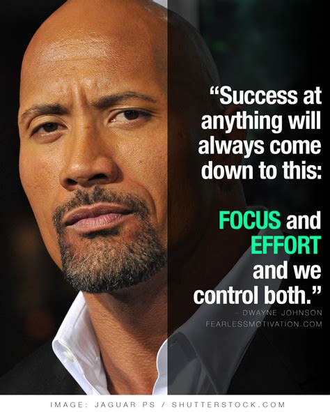 10 of the Best Motivation Quotes by Dwayne Johnson (The Rock ...