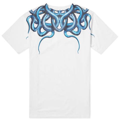 Marcelo Burlon Snake Tee White Marcelo Burlon County Of Milan