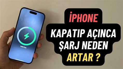 Iphone Kapat A Sonrasi Arj Neden Artar Youtube