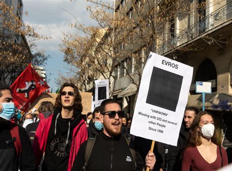 Marchers In Athens Protest Reported Greek Migrant Pushbacks The