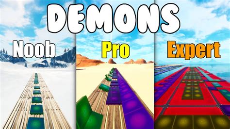 Imagine Dragons Demons Noob Vs Pro Vs Expert Fortnite Music Blocks