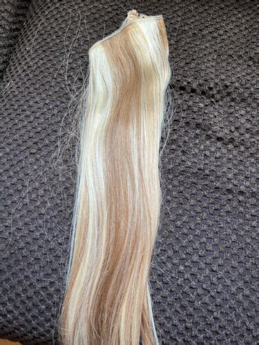 Halo Hair Extensions Remy Human Hair Mixed Blonde 16 US Ship EBay