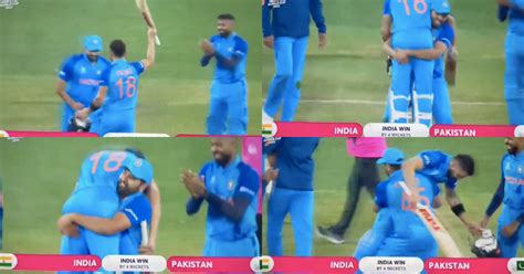 Watch Rohit Sharma Lifts Virat Kohli On His Shoulders After Latters