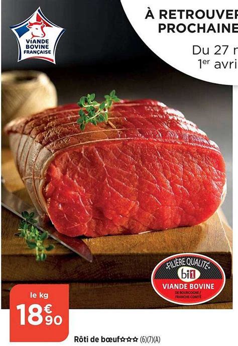 Promo Rôti De Bœuf chez Atac iCatalogue fr