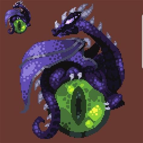 Enderdragon Pixel Art Minecraft Pixel Art Art Minecraft Art