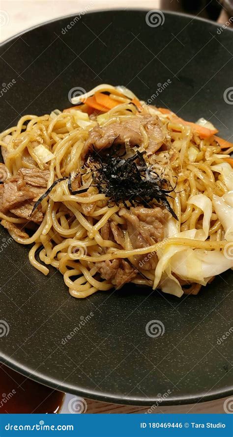 Yakisoba Stockfoto Bild Von Gebraten Nudeln Japanisch