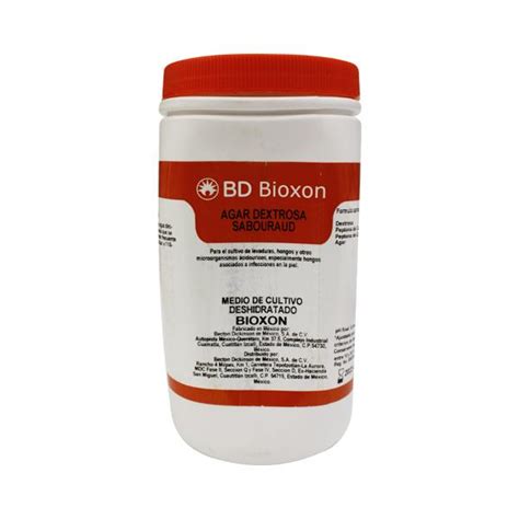 708 Agar Dextrosa Saboraud 450gr Bioxon Registro Sanitario 0082r83 Ss